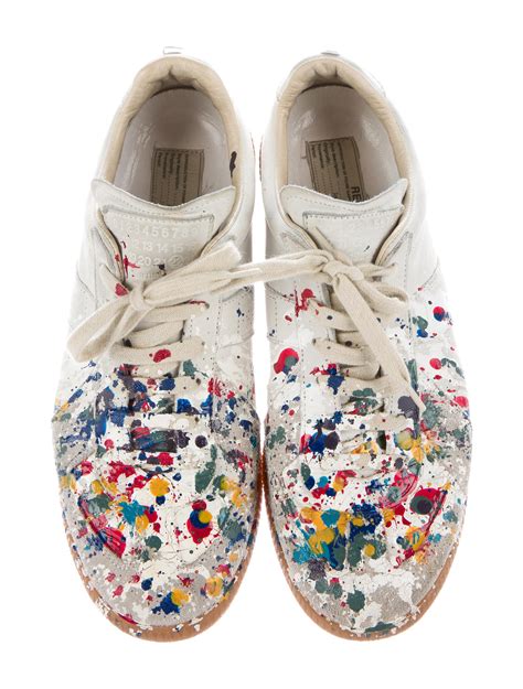 margiela paint shoes|margiela paint splatter.